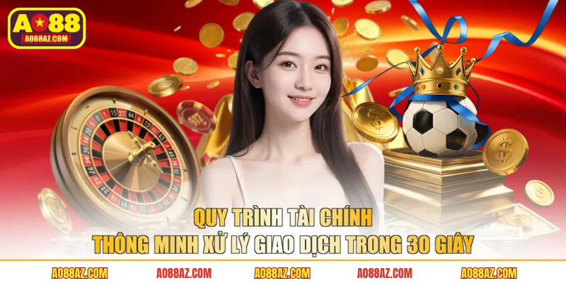 Quy trình tài chính thông minh xử lý giao dịch trong 30 giây